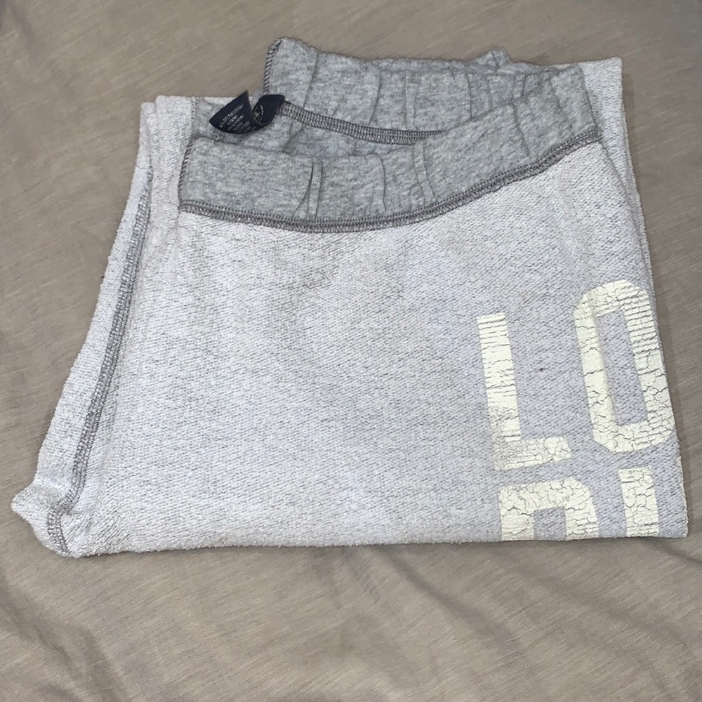 Grey sweatpants